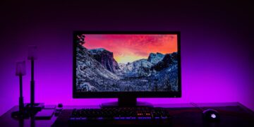 shallow focus photo of black flat screen computer monitor