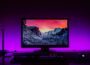 shallow focus photo of black flat screen computer monitor