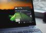turn-on laptop displaying 97 percent battery