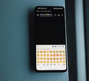 a black rectangular device with a screen
