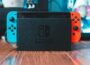 black and red nintendo switch