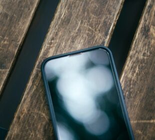 a cell phone on a table