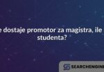 Ile dostaje promotor za magistra, ile za studenta?