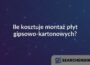 Ile kosztuje montaż płyt gipsowo-kartonowych?