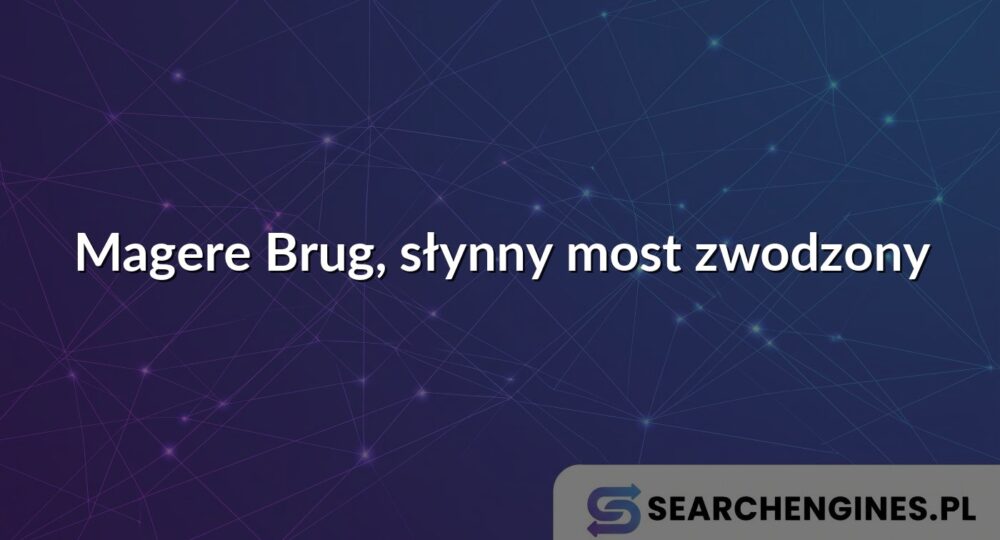 Magere Brug, słynny most zwodzony