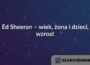 Ed Sheeran – wiek, żona i dzieci, wzrost