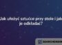 Jak ułożyć sztućce przy stole i jak je odkładać?