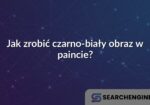 Jak zrobić czarno-biały obraz w paincie?