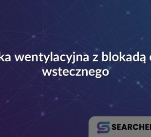 Kratka wentylacyjna z blokadą ciągu wstecznego