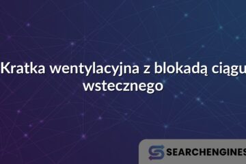 Kratka wentylacyjna z blokadą ciągu wstecznego